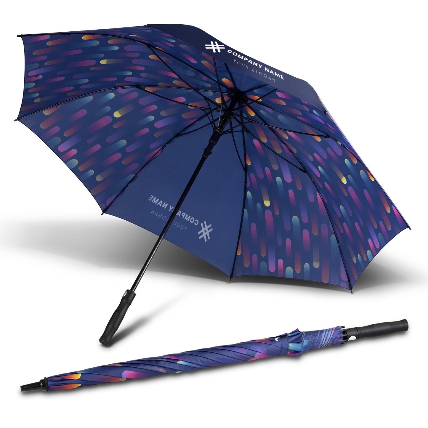 Tuff Pongee Umbrella Custom Branded