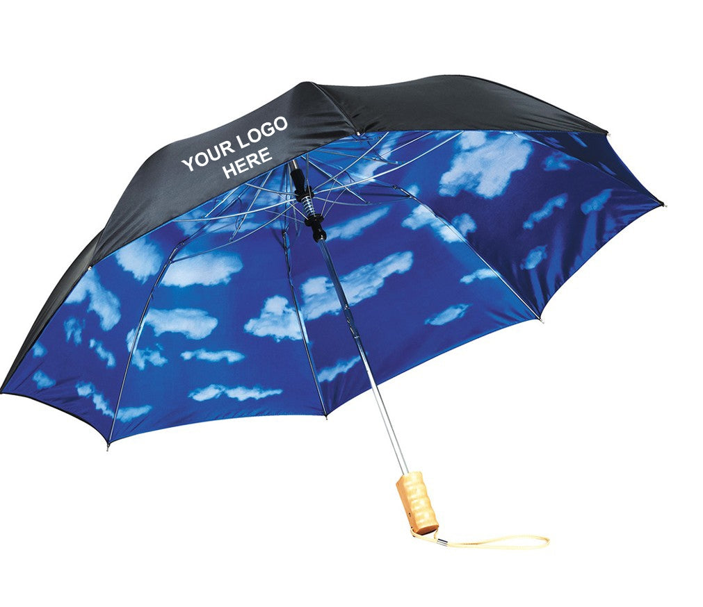 Sky Scene Promotional Umbrellas Folded