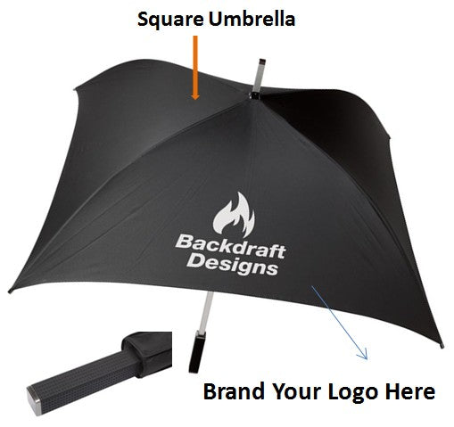 Square Custom Printed Umbrellas