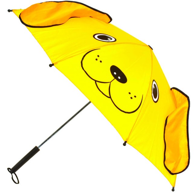 Yellow Puppy Dog Umbrellas for Kids